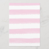 Roze foto Naam Datum geboorte Aankondiging (Achterkant)
