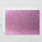 Roze foto Quinceanera 15e verjaardag Kaart (Achterkant)