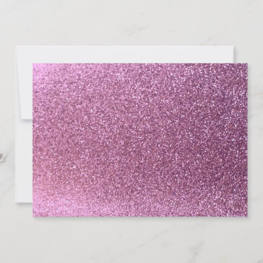 Roze foto Quinceanera 15e verjaardag Kaart (Achterkant)