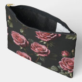 Roze foto realistisch roos etui (Open)