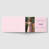Roze foto Sweet 16 gastenboek (Volledig)