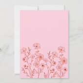 roze foto van groovy retro - film behalve de datum kaart (Achterkant)