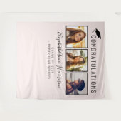 Roze foto-verlopenfeest Backdrop voor feestlokaal Wandkleed (Voorkant (horizontaal))