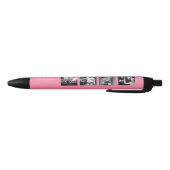 Roze fotocollage zwarte inkt pen (Bodem)