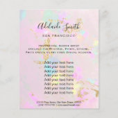 roze fotoontwerpflyer flyer (Voorkant)