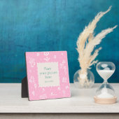 Roze fotoplaque fotoplaat (Insitu)