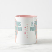 roze foto's mok (Midden)