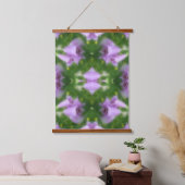Roze Foxglove Flowers Abstract Hangend Wandkleed (Slaapkamer)