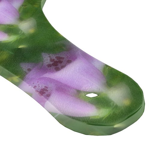 Roze Foxglove Flowers Natuur Art Pattern Snijplank (Hoek)