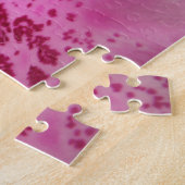 Roze Foxglove Petal Puzzle Legpuzzel (Zijkant)