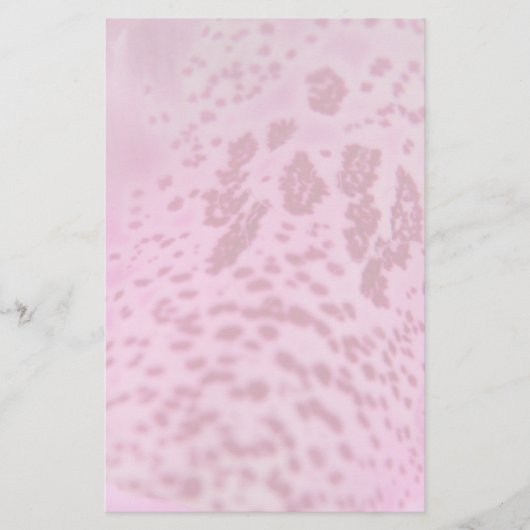 Roze Foxglove Petal Stationery Briefpapier (Voorkant)