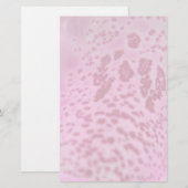Roze Foxglove Petal Stationery Briefpapier (Voorkant / Achterkant)