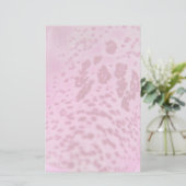 Roze Foxglove Petal Stationery Briefpapier (Staand voorkant)