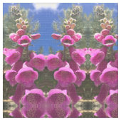 Roze foxglove stof (Close Up)