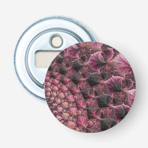 Roze fractal button flesopener