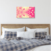 Roze fractal Canvas Art Afdruk (Insitu (Slaapkamer))