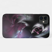 Roze Fractal Case-Mate iPhone Case (Achterkant (horizontaal))