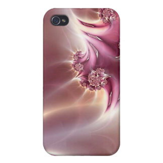 Roze fractal Jewelry Speck iPhone 4 Case