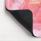 Roze "fractal"-ontwerp muismat (Hoek)