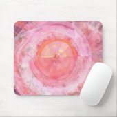 Roze "fractal"-ontwerp muismat (Met muis)