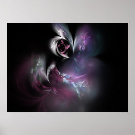  Roze Fractal Poster