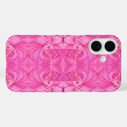 Roze Fractal telefoonhoes Case-Mate iPhone Case (Achterkant (horizontaal))