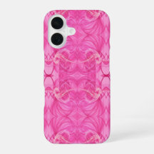 Roze Fractal telefoonhoesje