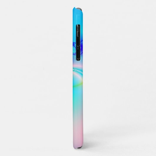 roze fractal ventilator Case-Mate iPhone case (Achterkant/links)