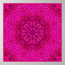 Roze  fractale Kaleidoscoop
