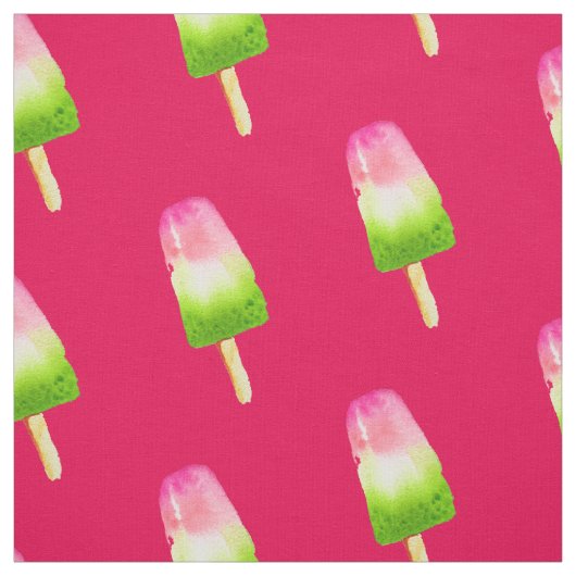 Roze frambozenpopsium Summer Stof (Swatch)