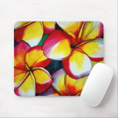 Roze Frangipani-bloem door Sacha Grossel Art Muismat (Met muis)