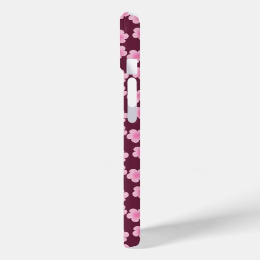 Roze Frangipani Bloem Naadloos Patroon Case-Mate iPhone Case (Achterkant / Links)