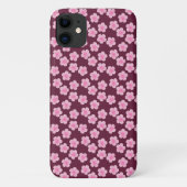 Roze Frangipani Bloem Naadloos Patroon Case-Mate iPhone Case (Achterkant)