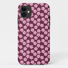 Roze Frangipani Bloem Naadloos Patroon Case-Mate iPhone Case