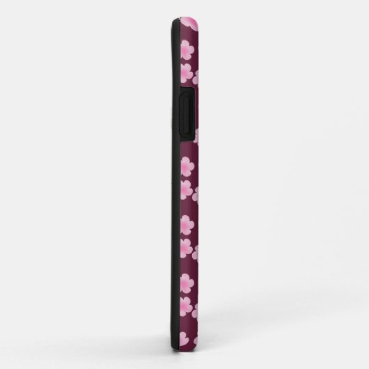 Roze Frangipani Bloem Naadloos Patroon Case-Mate iPhone Case (Achterkant/rechts)