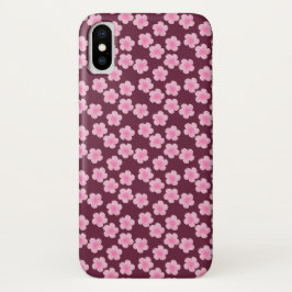 Roze Frangipani Bloem Naadloos Patroon Case-Mate iPhone Case