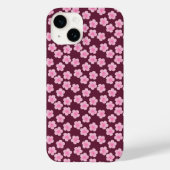 Roze Frangipani Bloem Naadloos Patroon Case-Mate iPhone Case (Achterkant)
