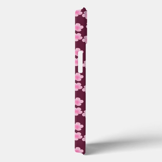 Roze Frangipani Bloem Naadloos Patroon Case-Mate iPhone Case (Achterkant / Rechts)