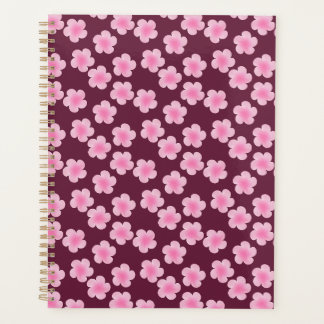 Roze Frangipani Bloem Naadloos Patroon Planner