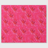 Roze Frangipani-bloemen op roze, Cadeaupapier (Vlak)