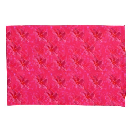 Roze Frangipani Blush Patroon, Kussensloop (Voorkant)