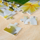 Roze Frangipani-boom met gele Frangipani-rand, Legpuzzel (Zijkant)