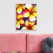 Roze Frangipani Kunstdoek van Sacha Grossel Art Canvas Afdruk (Insitu (Woonkamer))