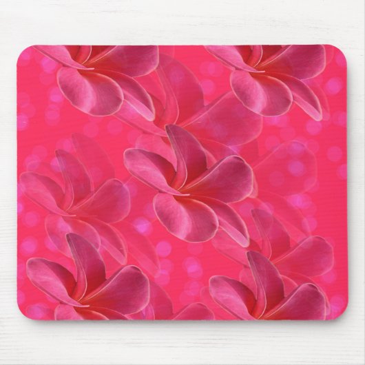 Roze Frangipani Passion Muismat (Voorkant)
