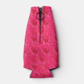 roze Frangipanis op roze, Flesjeskoeler (Achterkant)