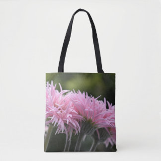 Roze Franje Madeliefjes – Elegante Bloemkunst Tas