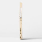 Roze Frans: Chique patroon ontwerp. Case-Mate iPhone Case (Achterkant / Links)