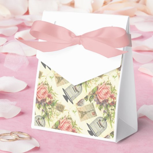Roze Frans Thema  Paris Party Favor Boxes Bedankdoosjes (Huwelijk)