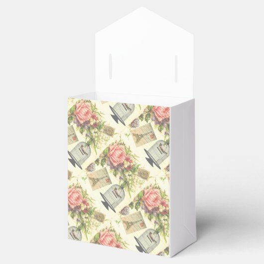 Roze Frans Thema  Paris Party Favor Boxes Bedankdoosjes (Geopend)