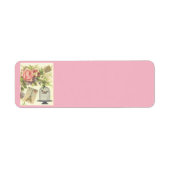 Roze Frans Theme  Paris Etiket (Voorkant)